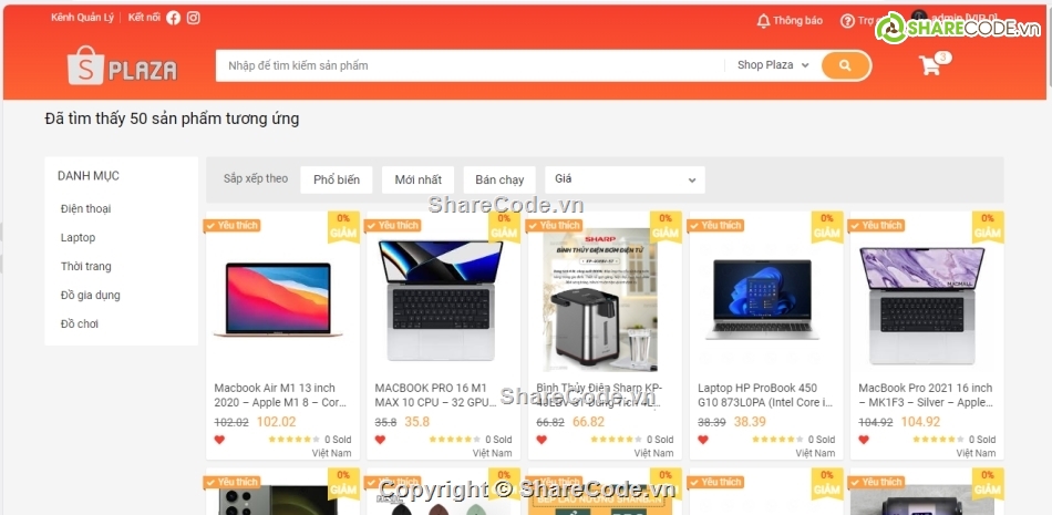 source code,code web,spring mvc,spring boot,thương mại điện tử,shopee